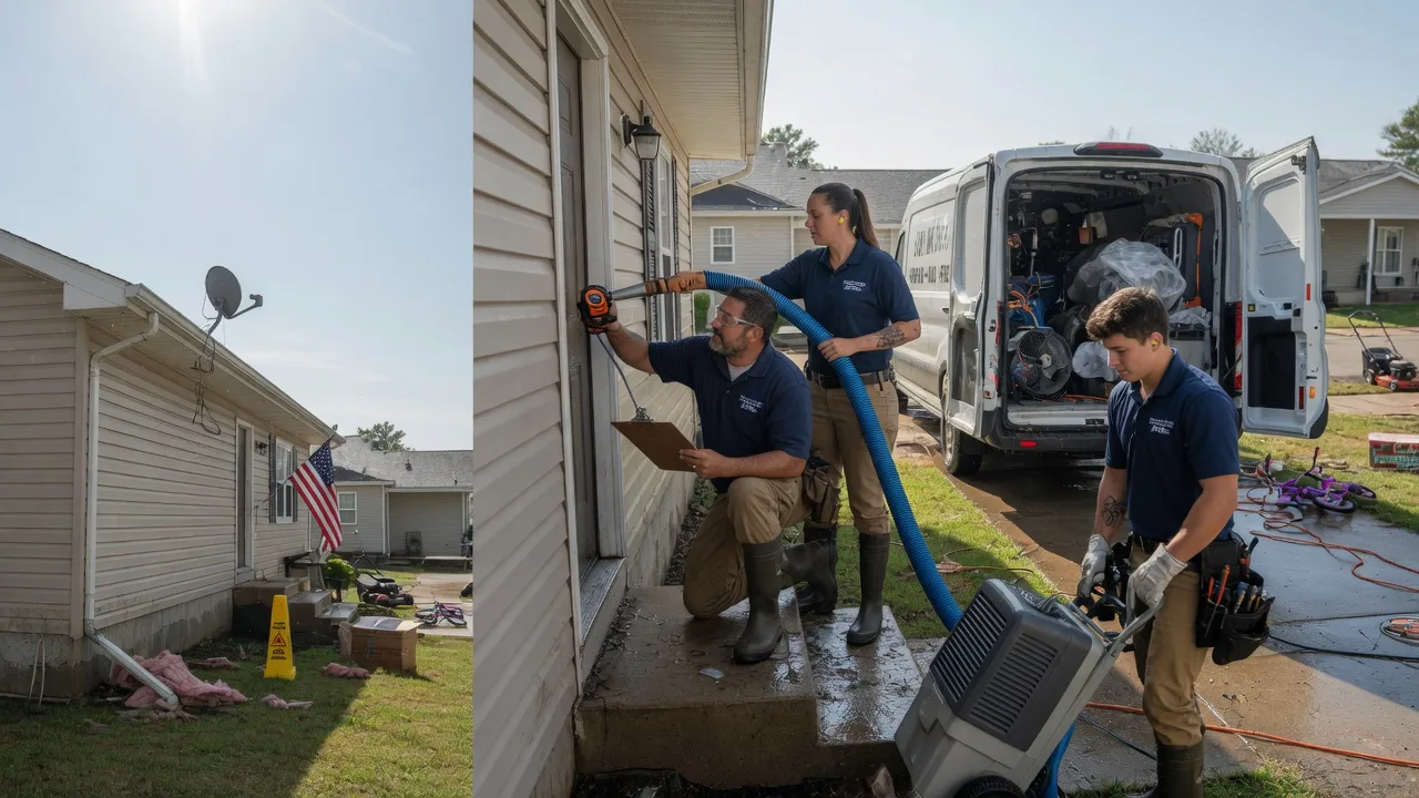 Ceiling Water Damage Restoration in Caldwell, TX near me